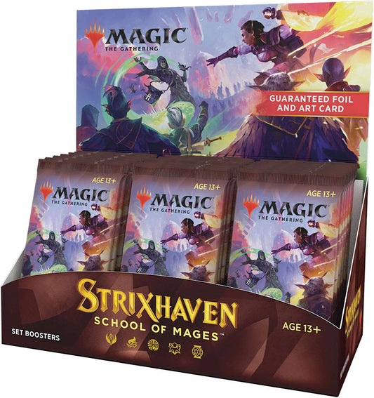Magic The Gathering: Strixhaven Set Booster Box, Wizards of the Coast, Magic the Gathering Sealed, magic-the-gathering-strixhaven-set-booster-box-preorder, Booster Box, MTG Sealed, Strixhaven, Dark Ninja Gaming LA