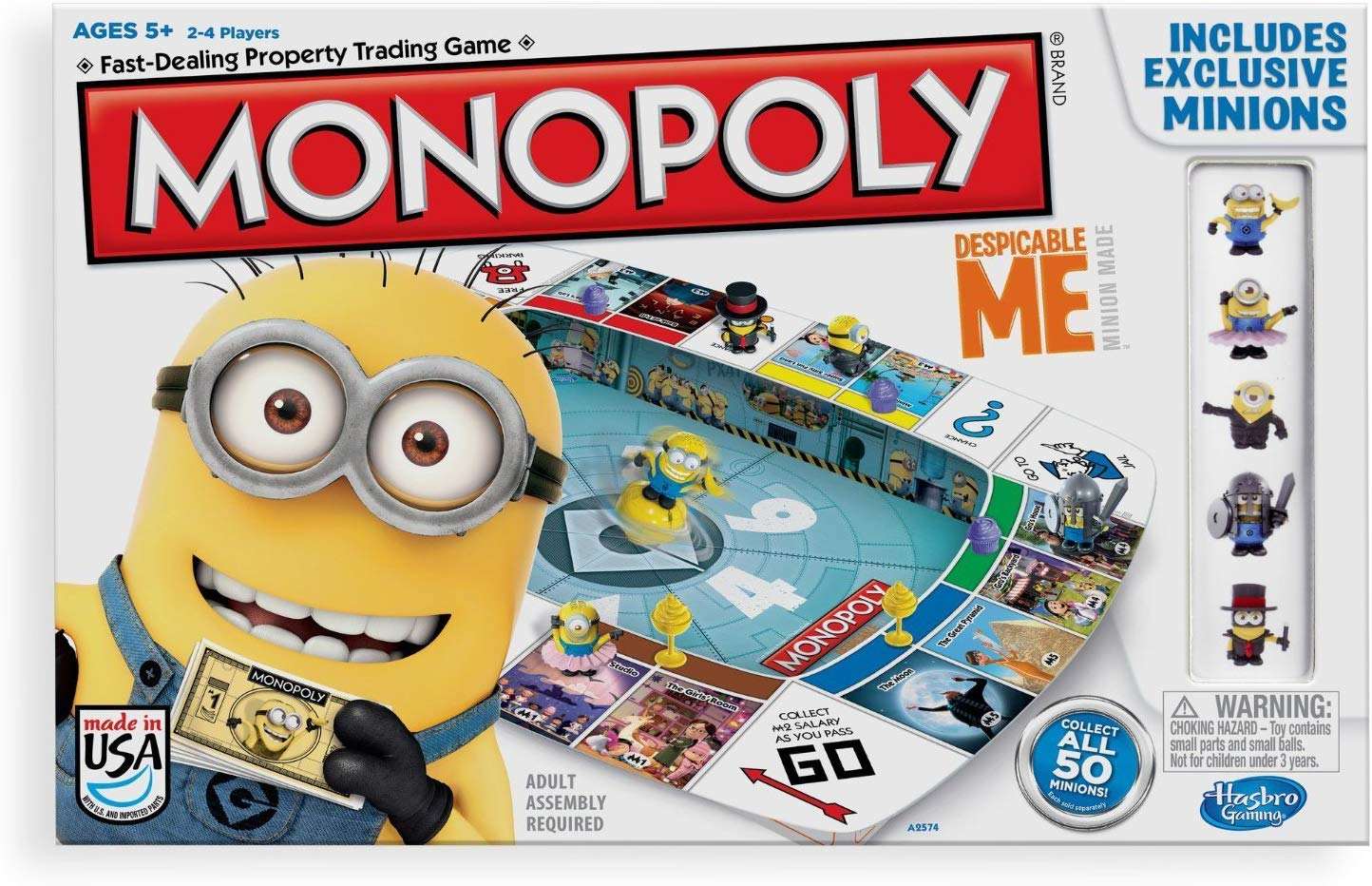 Monopoly: Despicable Me Edition, Hasbro, Board Game, monopoly-game-despicable-me-edition, kids game, monopoly, Dark Ninja Gaming LA