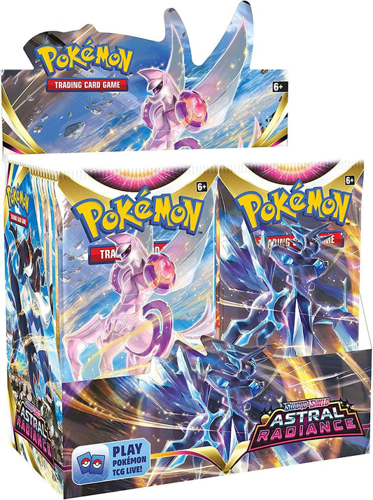 Pokémon Sword & Shield: Astral Radiance Booster Box - Unravel the Mysteries of Time and Space!, The Pokémon Company, Pokémon Sealed, preorder-pokemon-astral-radiance-booster-box, Booster Box, Sword & Shield: Astral Radiance, Dark Ninja Gaming LA