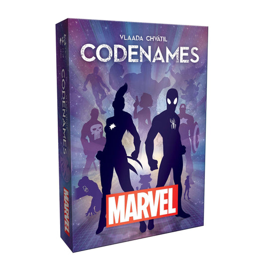 Codenames: Marvel Edition - Unleash Superhero Action in a Thrilling Word Game, USAOPOLY INC, Board Game, codenames-marvel-edition, , Dark Ninja Gaming LA