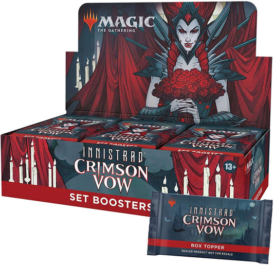 MAGIC THE GATHERING: INNISTRAD CRIMSON VOW SET BOOSTER BOX, Wizards of the Coast, Magic the Gathering Sealed, magic-the-gathering-innistrad-crimson-vow-set-booster-box, , Dark Ninja Gaming LA