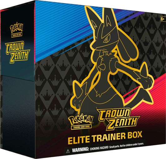 POKEMON: CROWN ZENITH ELITE TRAINER BOX, The Pokémon Company, Pokémon Sealed, pokemon-crown-zenith-elite-trainer-box, Crown Zenith, Elite Trainer Box, Dark Ninja Gaming LA