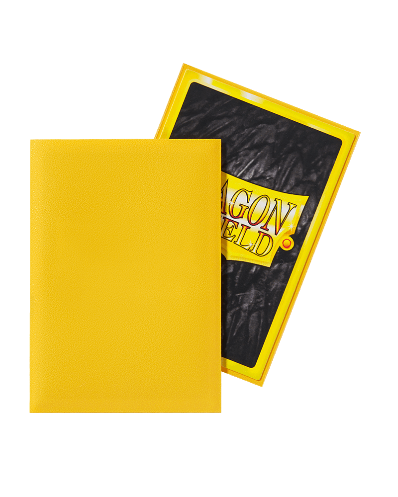 Dragon Shield: 60CT Japanese Yellow Matte Sleeves: Add Some Sunshine to Your Games!, Dragon Shield, Card Sleeves, dragon-shield-60ct-japanese-yellow-matte, , Dark Ninja Gaming LA