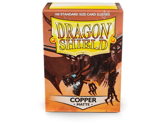 Dragon Shield: 100 Count Standard Copper Matte Sleeves, Dragon Shield, Card Sleeves, dragon-shield-100-count-standard-copper-matte, , Dark Ninja Gaming LA