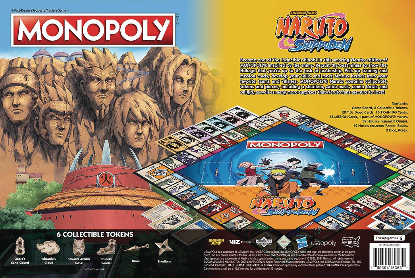 MONOPOLY: NARUTO SHIPPUDEN - Dark Ninja Gaming LA