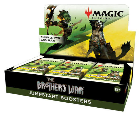 Magic The Gathering: The Brothers War Jumpstart Booster Box, Wizards of the Coast, Magic the Gathering Sealed, magic-the-gathering-the-brothers-war-jumpstart-booster-box, Booster Box, MTG Sealed, New Arrival, The Brothers War, Dark Ninja Gaming LA