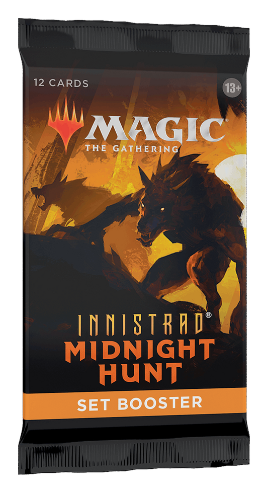 Magic The Gathering: Innistrad: Midnight Hunt Set Booster Pack, Wizards of the Coast, Magic the Gathering Sealed, innistrad-midnight-hunt-set-boosters, , Dark Ninja Gaming LA