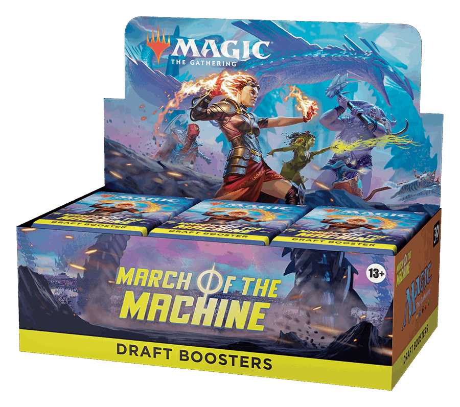 Magic The Gathering: March of the Machine Draft Booster Box, Wizards of the Coast, Magic the Gathering Sealed, magic-the-gathering-march-of-the-machine-draft-booster-box, Booster Box, March of the Machine, Dark Ninja Gaming LA