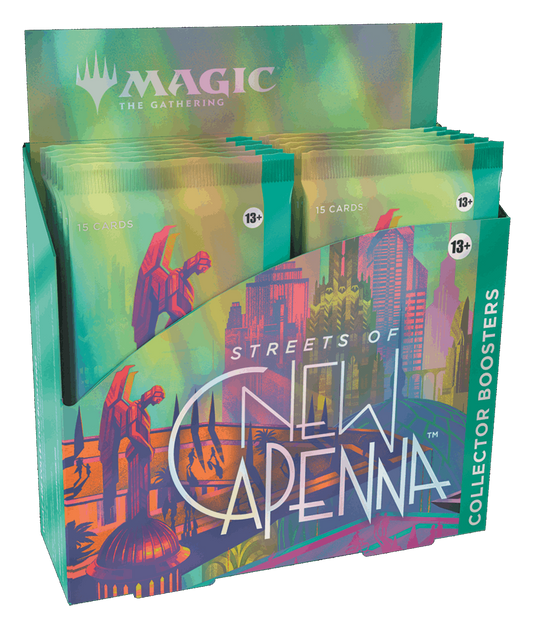 Magic The Gathering: Streets of New Capenna Collector Booster Box, Wizards of the Coast, Magic the Gathering Sealed, preorder-magic-the-gathering-streets-of-new-capenna-collector-booster-box, Booster Box, MTG Sealed, Streets of New Capenna, Dark Ninja Gaming LA
