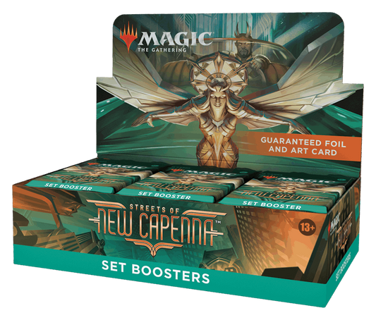Magic The Gathering: Streets of New Capenna Set Booster Box, Wizards of the Coast, Magic the Gathering Sealed, magic-the-gathering-streets-of-new-capenna-set-booster-box, Booster Box, MTG Sealed, Streets of New Capenna, Dark Ninja Gaming LA
