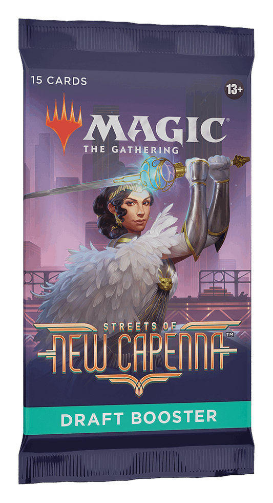 Magic The Gathering: Streets of New Capenna Draft Booster Pack, Wizards of the Coast, Magic the Gathering Sealed, magic-the-gathering-streets-of-new-capenna-draft-booster-pack-1, Booster Packs, MTG Sealed, Streets of New Capenna, Dark Ninja Gaming LA