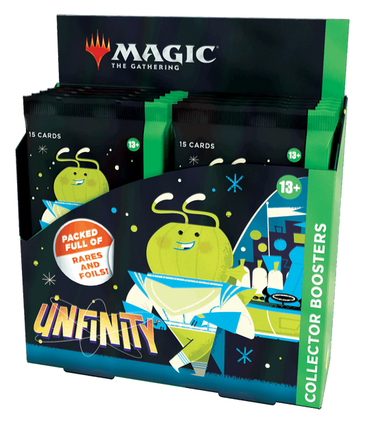 Magic The Gathering: Unfinity Collector Booster Box, Wizards of the Coast, Magic the Gathering Sealed, magic-the-gathering-unfinity-collector-booster-box, Booster Box, MTG Sealed, Unfinity, Dark Ninja Gaming LA
