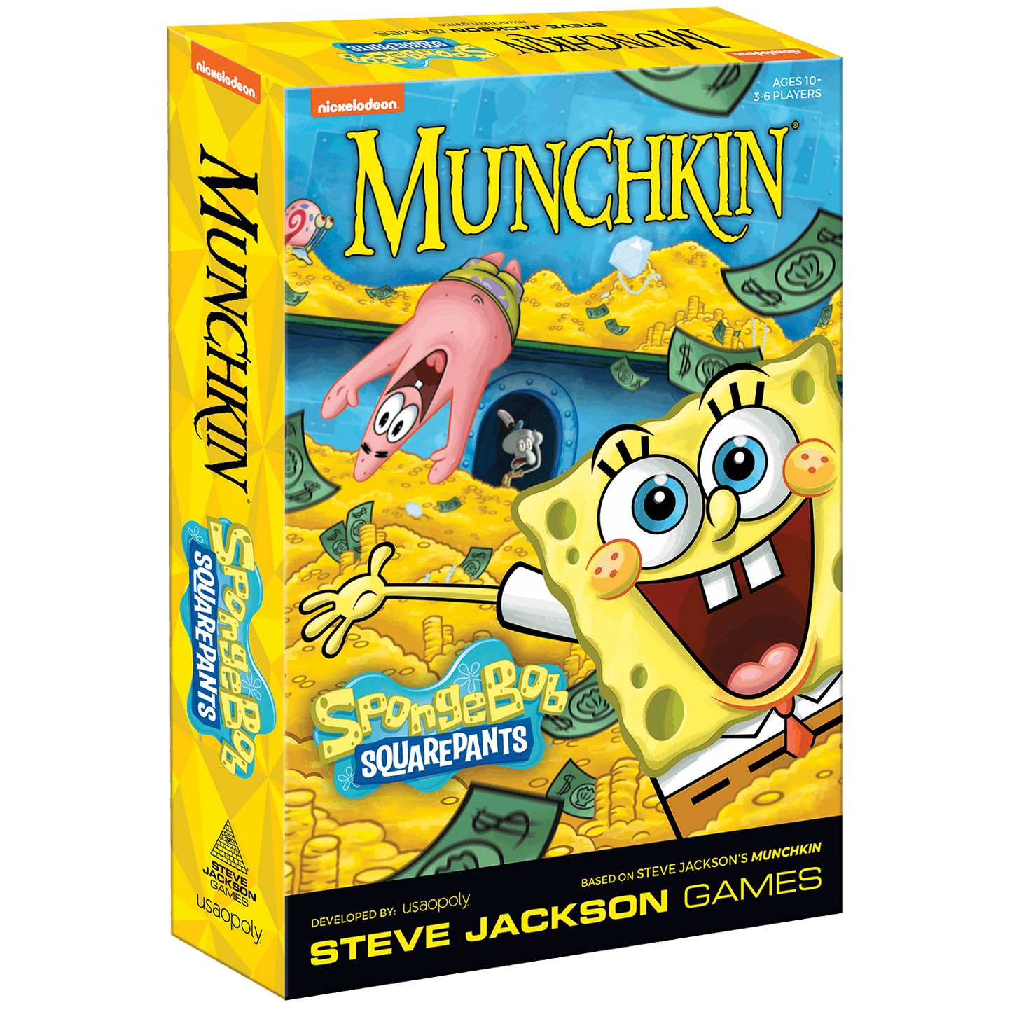 Munchkin: SpongeBob SquarePants, Steve Jackson Games, Board Game, munchkin-spongebob-squarepants, , Dark Ninja Gaming LA