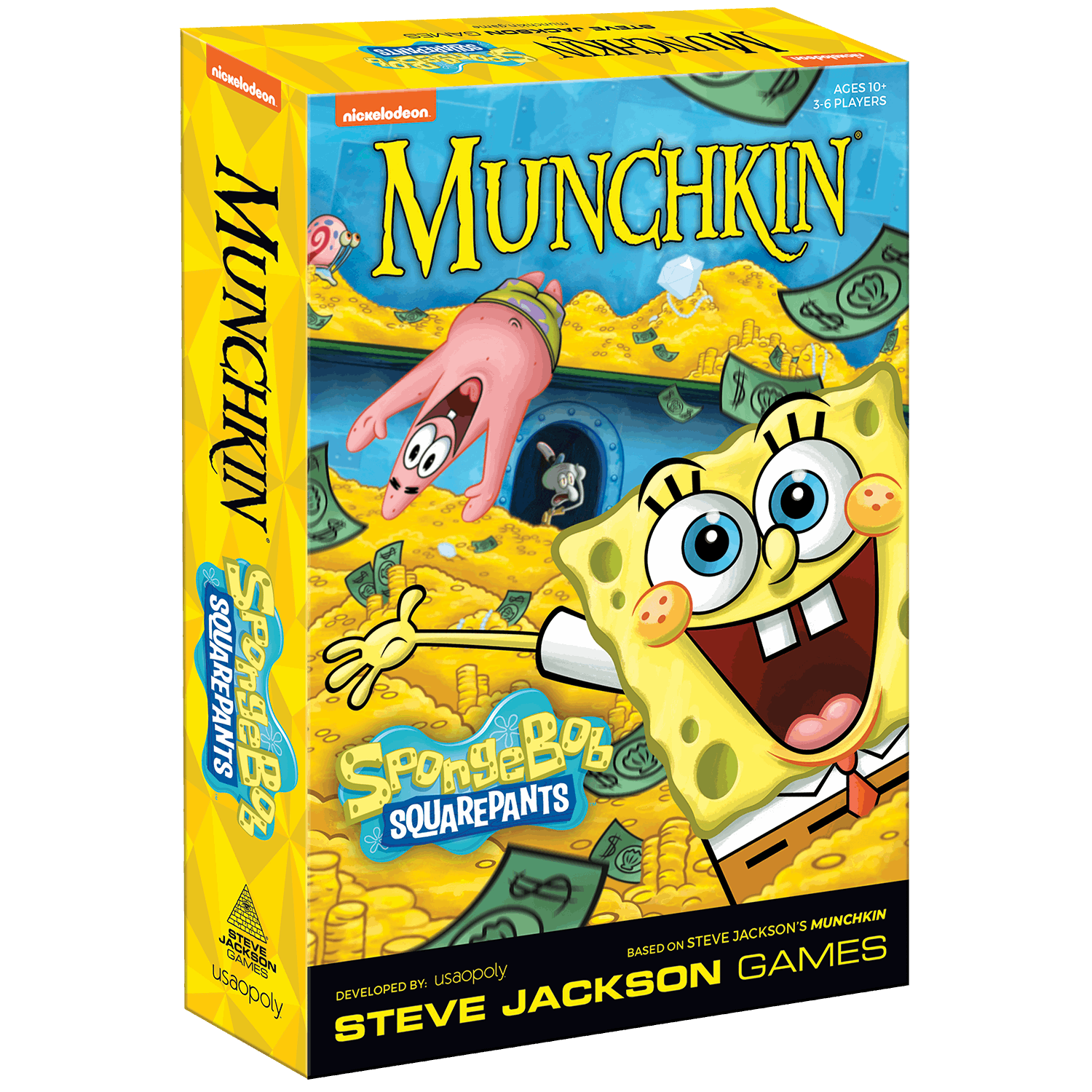 Munchkin: SpongeBob SquarePants, Steve Jackson Games, Board Game, munchkin-spongebob-squarepants, , Dark Ninja Gaming LA