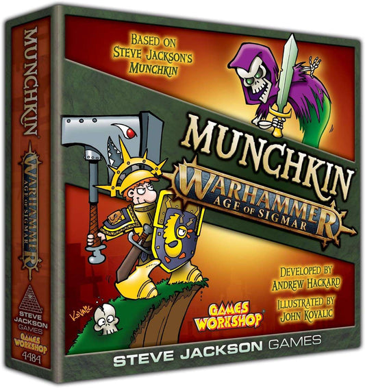Munchkin: Warhammer Age of Sigmar, Steve Jackson Games, Card Game, munchkin-warhammer-age-of-sigmar, , Dark Ninja Gaming LA