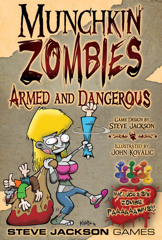 Munchkin Zombies: Armed and Dangerous, Steve Jackson Games, Card Game, munchkin-zombies-armed-and-dangerous, , Dark Ninja Gaming LA
