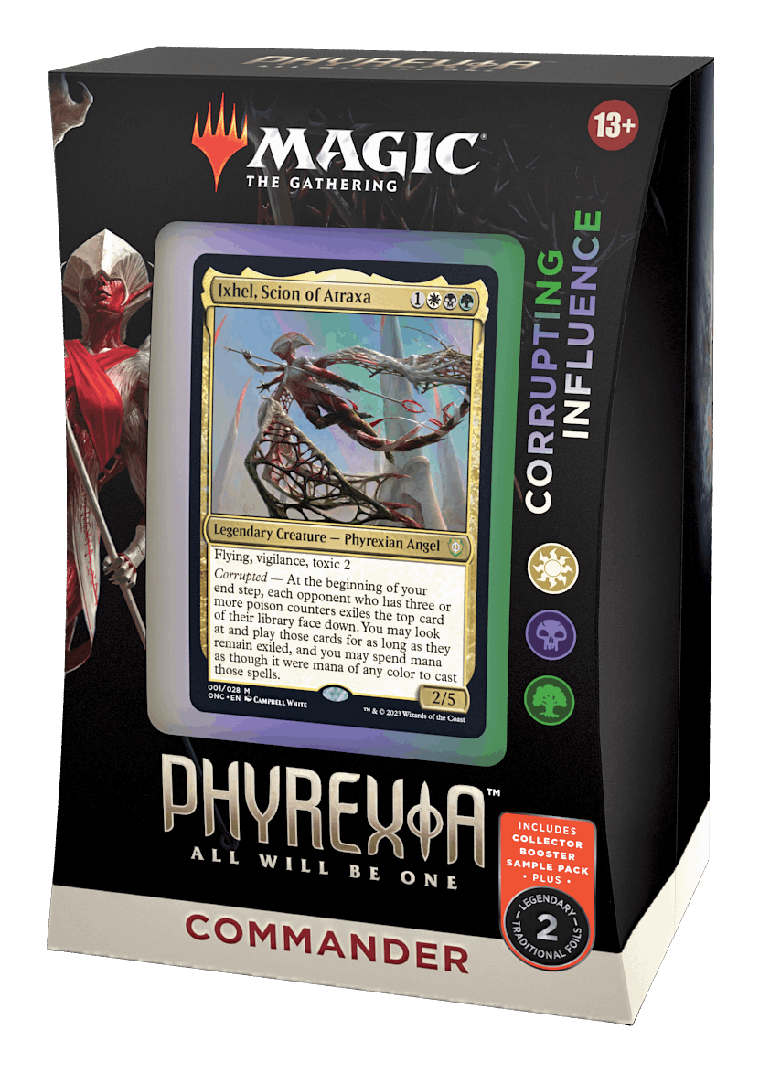 Magic The Gathering: Phyrexia - All Will Be One Commander Deck, Wizards of the Coast, Magic the Gathering Sealed, magic-the-gathering-phyrexia-all-will-be-one-commander-deck, Commander Decks, MTG Sealed, New Arrival, Phyrexia: All Will Be One, Dark Ninja Gaming LA