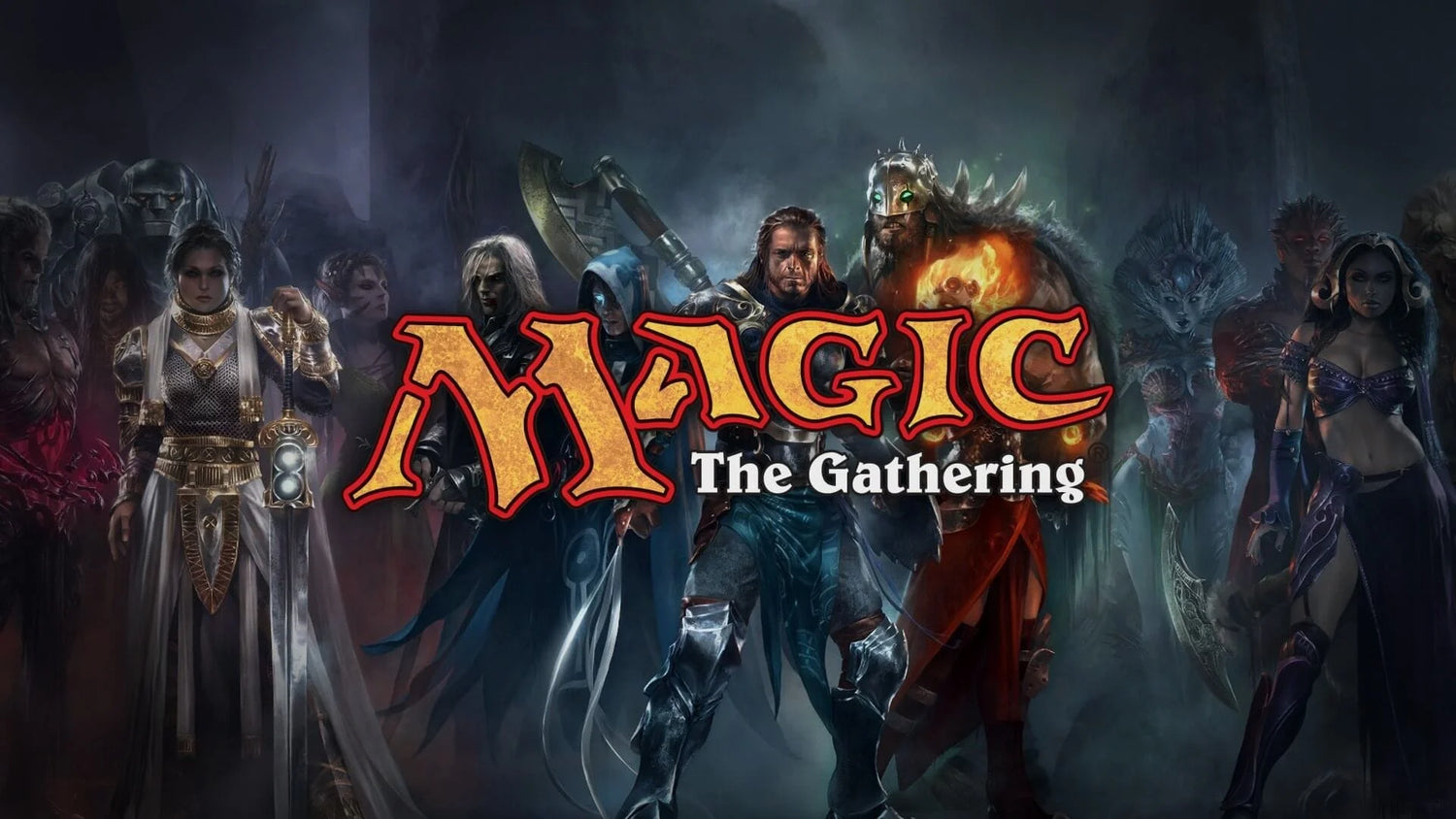 Magic The Gathering Image with all the Planes Walkers
