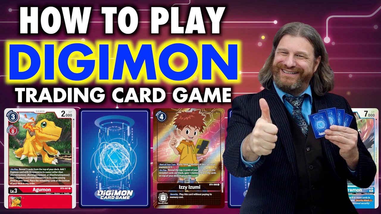 Load video: Youtube Video on How to Play Digimon Trading Card Game