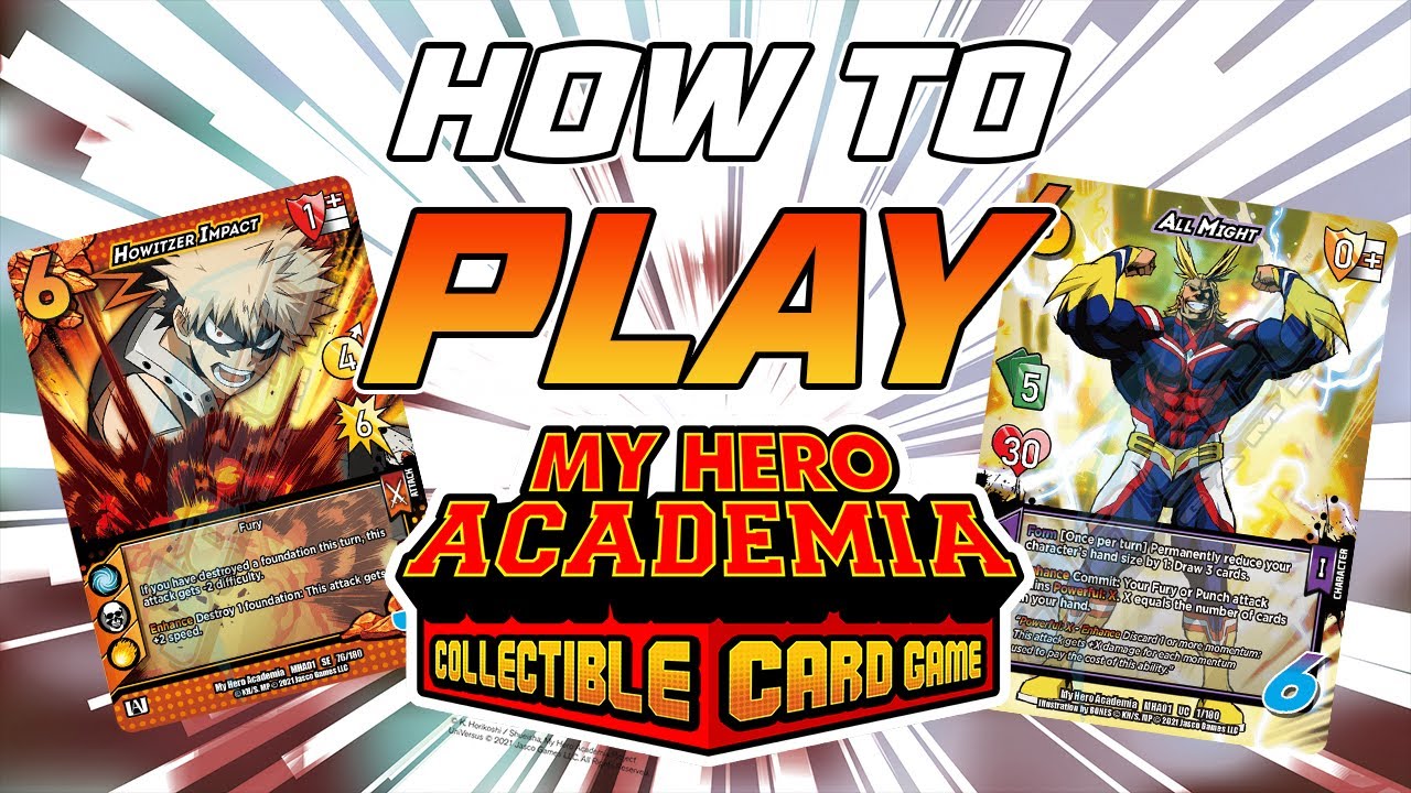 How To Play My Hero Academia CCG Image