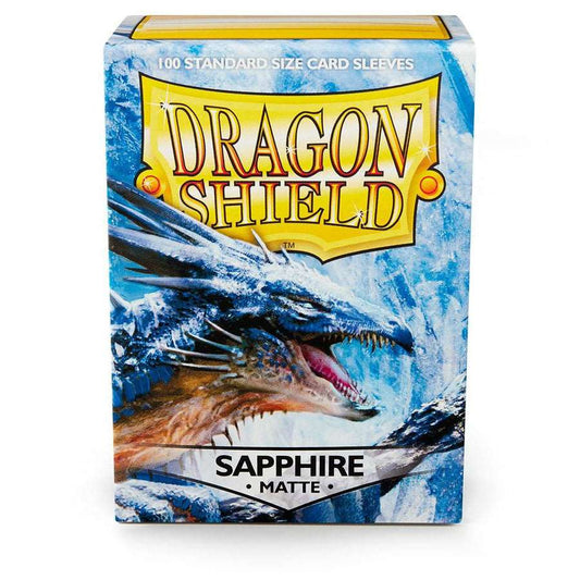 Dragon Shield: 100 Count Standard Sapphire Matte Sleeves - Elevate Your Game, Dragon Shield, Card Sleeves, dragon-shield-100-count-standard-sapphire-matte, , Dark Ninja Gaming LA