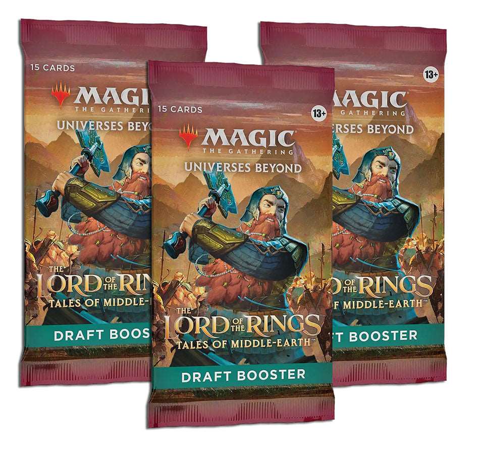 Magic The Gathering: The Lord Of The Rings Draft Booster Pack, Wizards of the Coast, Magic the Gathering Sealed, magic-the-gathering-the-lord-of-the-rings-draft-booster-pack, The Lord of the Rings: Tales of Middle-Earth, Dark Ninja Gaming LA