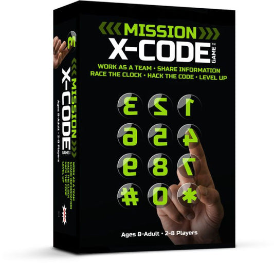Mission X-Code: Crack the Code in Three Minutes!, Amigo, Board Game, x-code-game, kids game, Dark Ninja Gaming LA