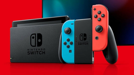 Nintendo - Switch 32GB Console - Neon Red/Neon Blue Joy-Con - Dark Ninja Gaming LA