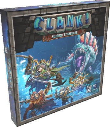 Clank! Sunken Treasures: Explore Submerged Dungeons in an Epic Expansion Adventure!, Renegade Games, Card Game, clank-sunken-treasures, Card Games, Expansion, Dark Ninja Gaming LA