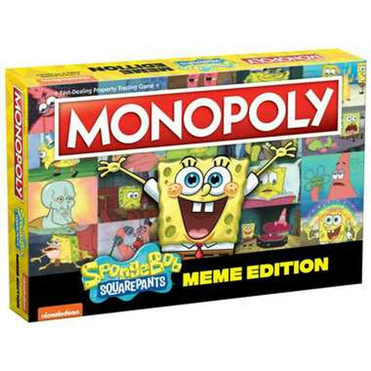 Monopoly: SpongeBob SquarePants - Meme Edition, USAOPOLY INC, Board Game, monopoly-spongebob-squarepants-meme-edition, , Dark Ninja Gaming LA