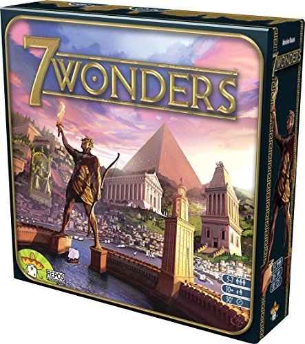 7 Wonders: Construct the Wonders of the Ancient World, Repos Production, Board Game, 7-wonders, Board Game, Dark Ninja Gaming LA