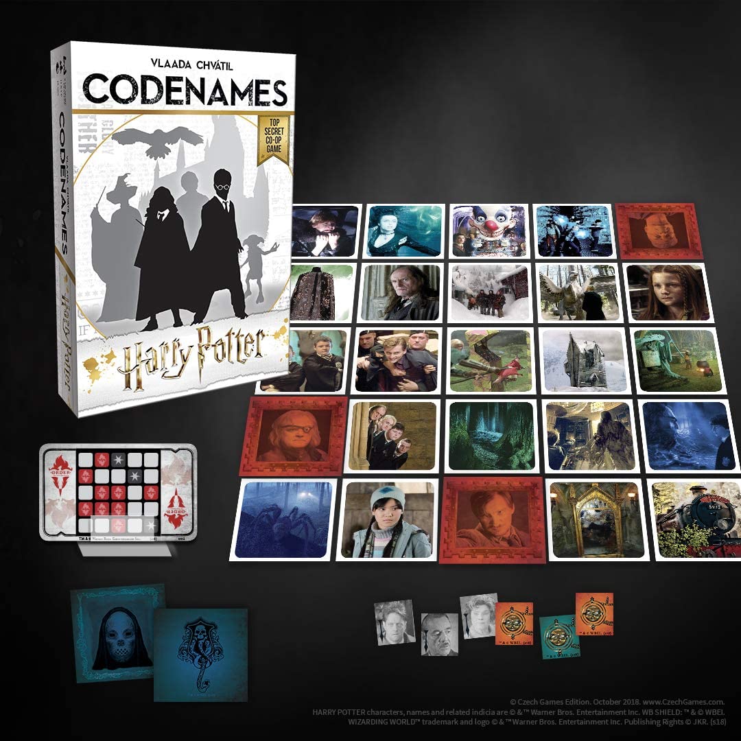 Codenames: Harry Potter Edition - Join the Order of the Phoenix in a Magical Game of Intrigue, USAOPOLY INC, Board Game, codenames-harry-potter-edition, , Dark Ninja Gaming LA