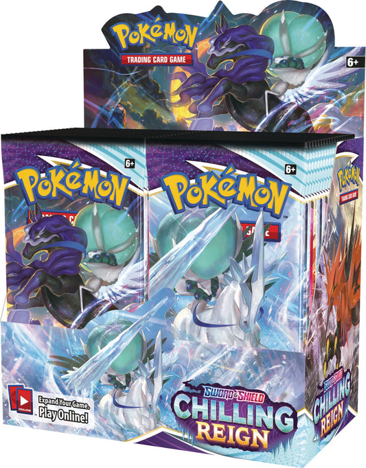 Pokémon: Chilling Reign Booster Box - Elevate Your Collection!, Pokémon, Pokémon Sealed, pokemon-chilling-reign-booster-box, Booster Box, Sword & Shield: Chilling Reign, Dark Ninja Gaming LA