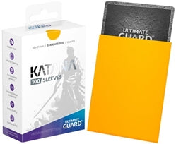 Ultimate Guard: Katana Standard Size Yellow Sleeves, Ultimate Guard, Card Sleeves, ultimate-guard-katana-standard-size-sleeves-yellow-100, , Dark Ninja Gaming LA