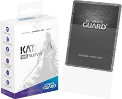 Ultimate Guard: Katana Standard Size Transparent Sleeves, Ultimate Guard, Card Sleeves, ultimate-guard-katana-card-sleeves-transparent-100-count-standard, , Dark Ninja Gaming LA