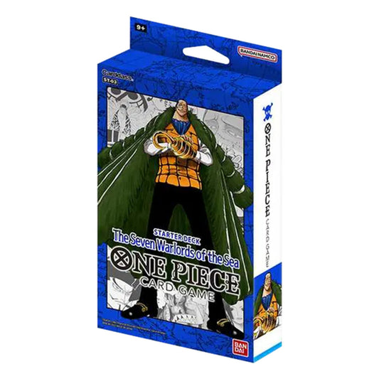 One Piece Card Game: [ST-03] The Seven Warlords of the Sea Starter Deck, Bandai, One Piece Sealed, one-piece-card-game-starter-deck-the-seven-warlordsd-of-the-sea, New Arrival, One Piece, Starter Deck, Dark Ninja Gaming LA