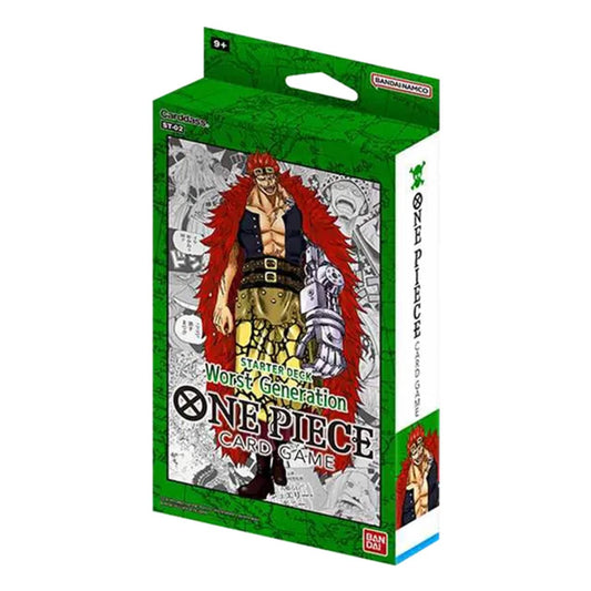 One Piece Card Game: [ST-02] Worst Generation Starter Deck, Bandai, One Piece Sealed, one-piece-card-game-starter-deck-worst-generation, New Arrival, One Piece, Starter Deck, Dark Ninja Gaming LA