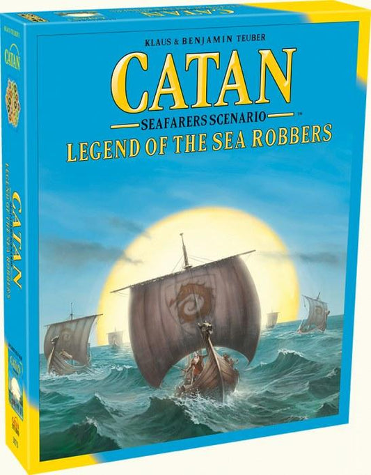 Catan - Legend of the Sea Robbers: Set Sail on an Epic Adventure!, Asmodee, Board Game, catan-legend-of-the-sea-robbers-seafarers-scenario, 3 - 6 Players, 45 - 90 min., Age 10+, Asmodee, Board Games, Catan, Strategy Games, Tabletop Games, Dark Ninja Gaming LA