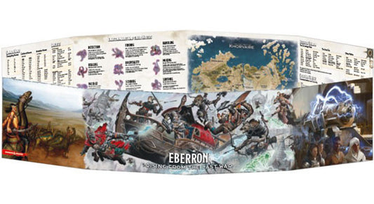 Dungeons & Dragons: Dungeon Master's Screen - Eberron: Rising from the Last War, Gale Force Nine, Game Accessories, dungeons-dragons-dungeon-masters-screen-eberron-rising-from-the-last-war, , Dark Ninja Gaming LA