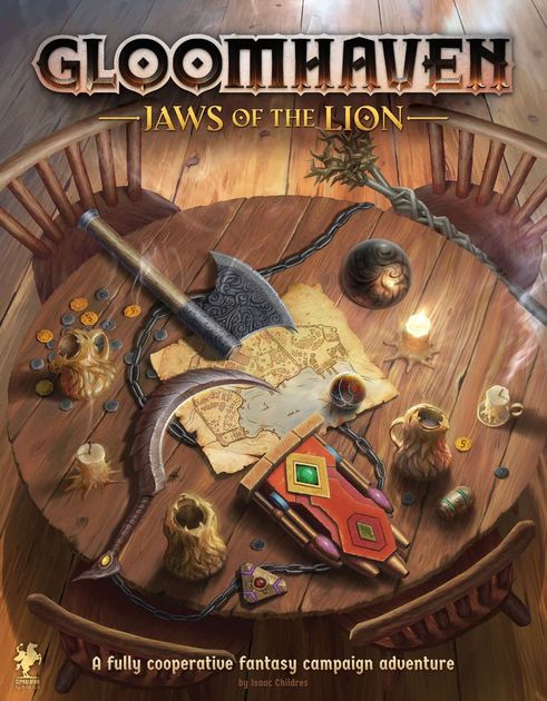 GLOOMHAVEN: JAWS OF THE LION, Cephalofair Games, Board Game, cephalofair-games-gloomhaven-jaws-of-the-lion-strategy-boxed-board-game, , Dark Ninja Gaming LA
