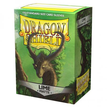 Dragon Shield: 100 Count Standard Lime Matte Sleeves, Dragon Shield, Card Sleeves, dragon-shield-100-count-standard-lime-matte, , Dark Ninja Gaming LA