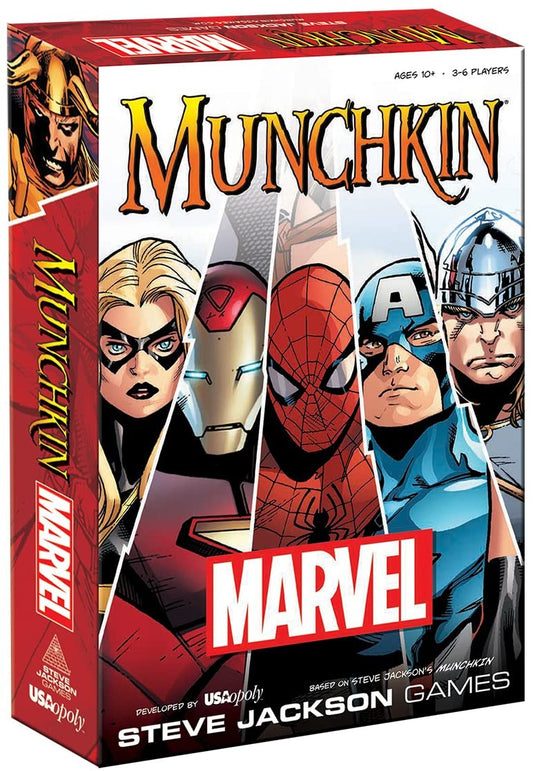 Munchkin: Marvel Edition, Steve Jackson Games, Card Game, munchkin-marvel, , Dark Ninja Gaming LA