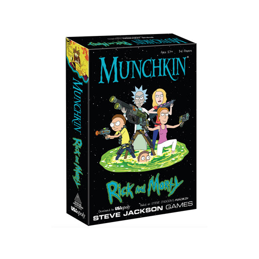 Munchkin: Rick and Morty, Steve Jackson Games, Board Game, munchkin-rick-and-morty, , Dark Ninja Gaming LA