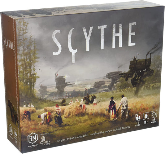 Scythe: A Tale of Farming, War, and Innovation, Stonemaier, Board Game, scythe, Board Game, Dark Ninja Gaming LA