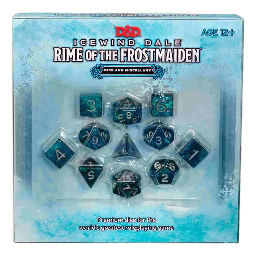 DUNGEONS & DRAGONS: ICEWIND DALE - RIME OF THE FROSTMAIDEN DICE | Dark Ninja Gaming LA